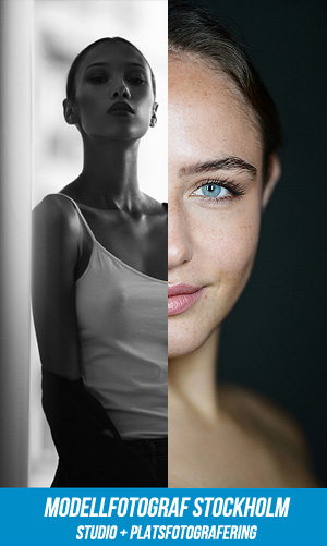 Mode och modell fotografering i Studio och utomhus.